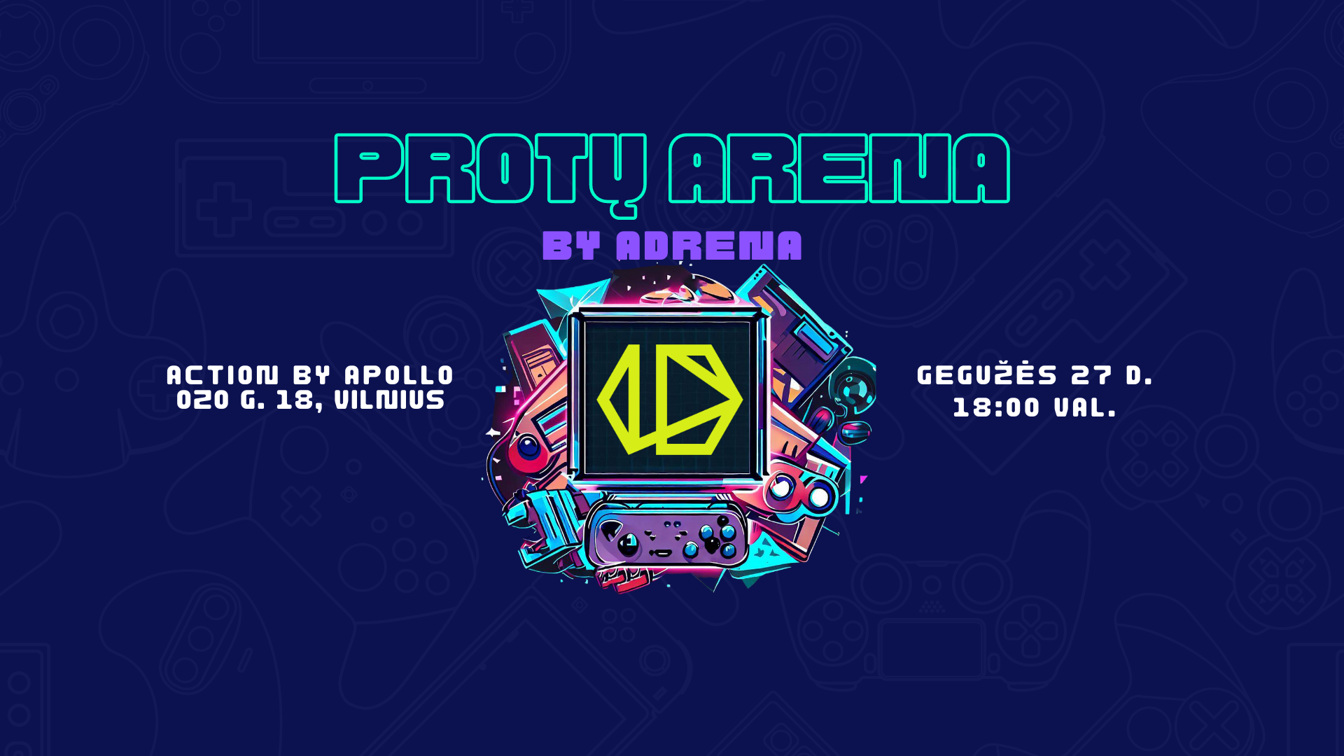 Comic Con Baltics continues its sponsorship initiatives by supporting the “Protų Arena” eSports tournament organized by “Adrena”