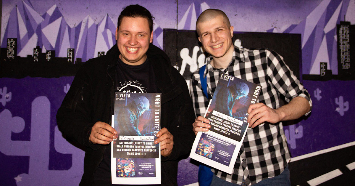 “Comic Con Baltics” continues to support the Vilnius TECH student-organized event “Night to Unite” for the third year